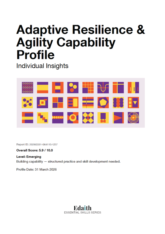 Adaptive Resilience & Agility Capability Profile