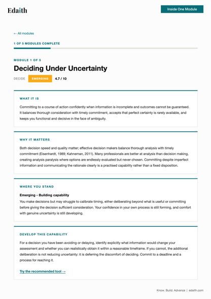 Problem Solver Guide + Capability Profile Set
